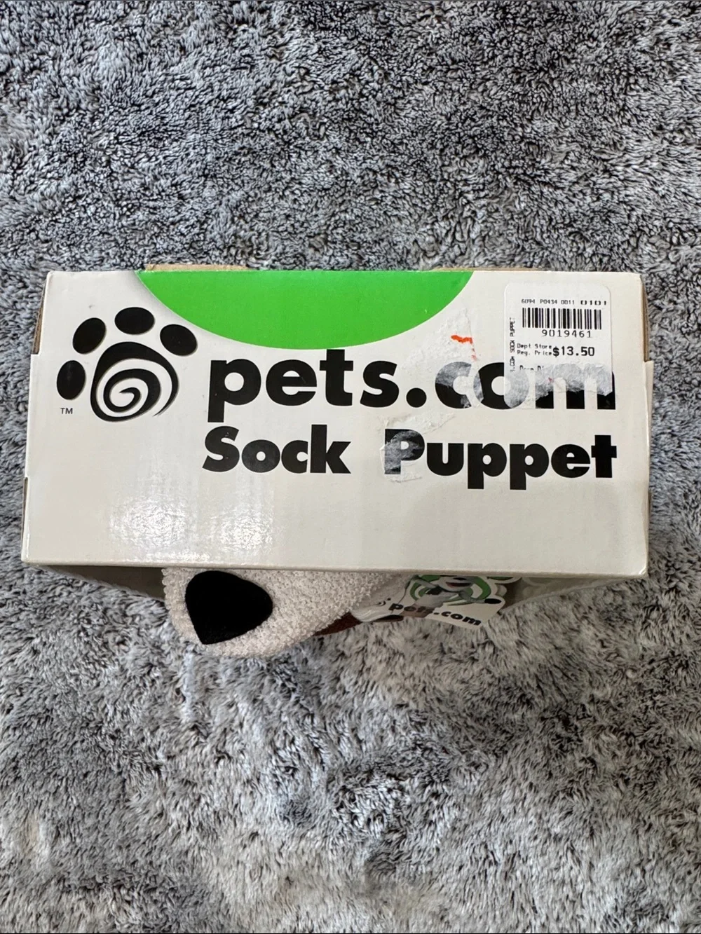 Vintage Pets.Com Sock Puppet Interview Dog Collectible NIB Tags Plush Rare 90’s